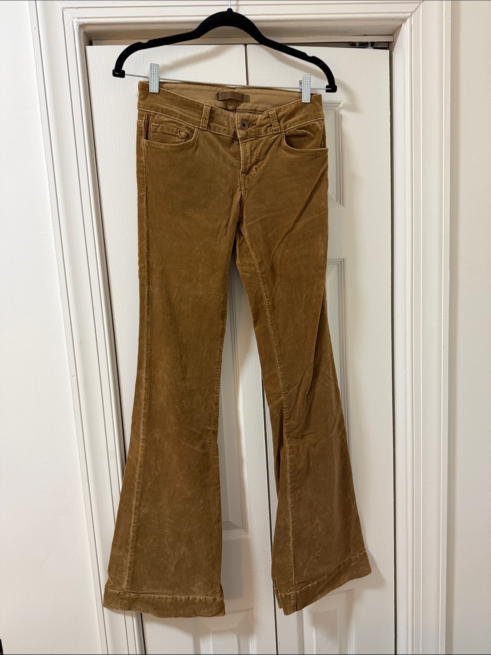 J Brand Women's Corduroy Flare Pants in Camel Brown